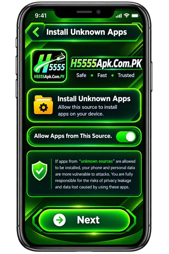 h555 game apk pakistan